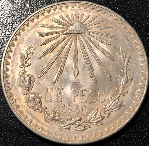 Mex17102 México 1 Peso 1940 Unc Ayff
