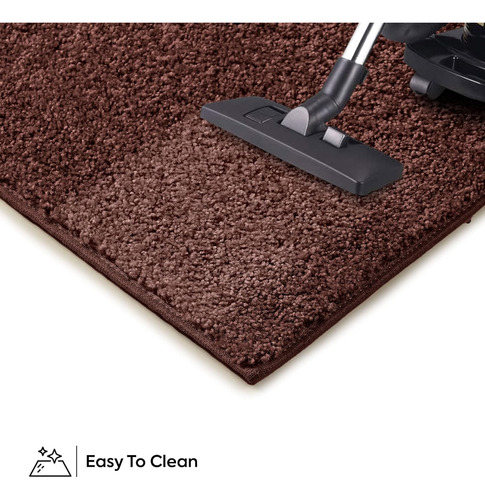 Alfombra Rectangular Color Chocolate 91 X 152 Cm Para Interi