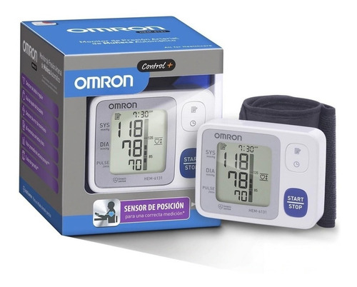 Tensiometro Automático De Muñeca Control Plus Omron Hem-6131