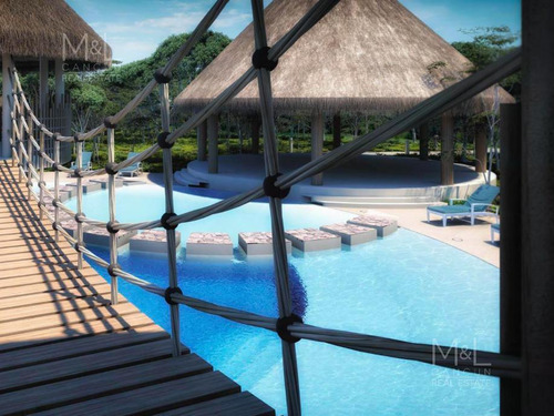 Terreno En Venta De 162 M2 En Aldea Ka´an En Puerto Morelos, Quintana Roo