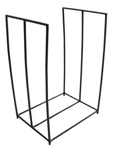 Soporte de metal para leña, soporte para leña, estufa, brasero