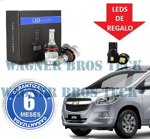 Kit Luces Led Cree H4 Chevrolet Spin 16.000 Lms Envio