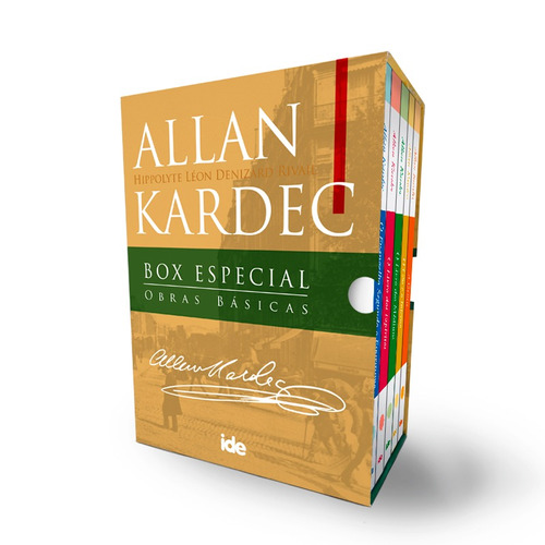 Imagem 1 de 1 de Box Especial Obras Básicas: 14x21, de Kardec, Allan. Editora Instituto de Difusão Espírita, capa mole em português, 2021