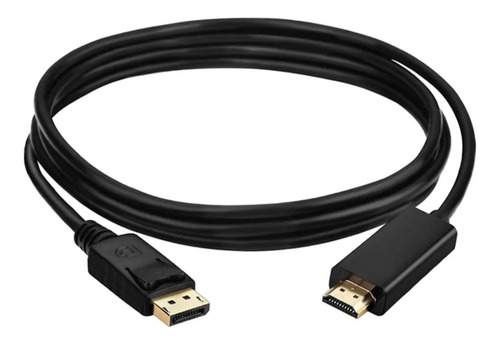 Imagen 1 de 2 de Cable Dp Display Port Macho A Hdmi Macho, 1.8m