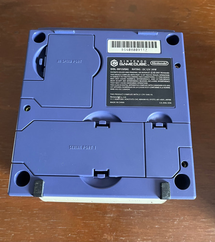 Solo Consola Nintendo Gamecube Violeta