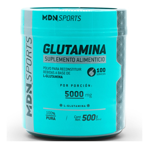 Suplemento En Polvo Mdn Sports Glutamina X 500g