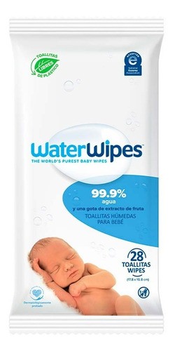Pañitos Humedos X 28 Unds Water Wipes
