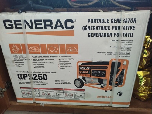 Generac Planta Eléctrica A Gasolina 3.2 Kw ,3250 Watt.