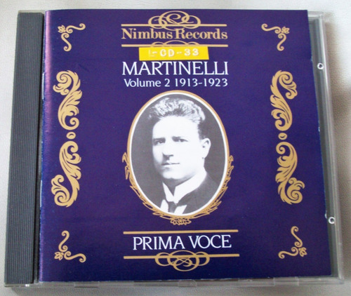 Martinelli   Cantantes Liricos Ópera  Prima Voce Nimbus (z)