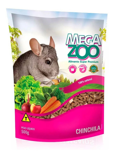 Ração Para Chinchila Megazoo - 500g