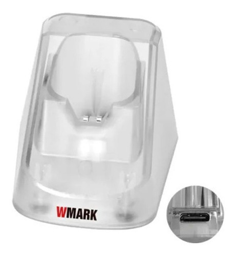 Base Carregador Bivolt Maquina Cs02 Wmark Transparente