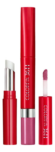 Esika Labial 36 Horas Duo Tatto Colorfix Color Rosa Vigor