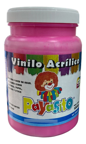 Vinilo Acrílico Payasito 1000gr Fucsia Neón Fluorescente