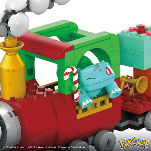 Mega Pokémon Set De Juguetes De Construcción Holiday Train C