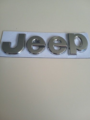 Emblema En Letras Cromadas Jeep Para Grand Cherokee 