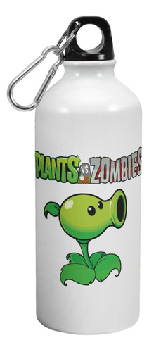 Botella De Agua Deporte Plantas Vs Zombies Diseño 2