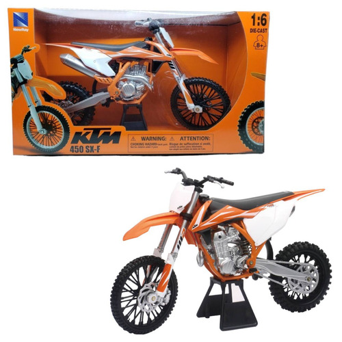 Ktm 450 Sx-f 2018 Motocicleta Escala 1:6 New Ray Toys 