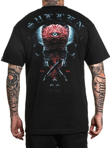 Camiseta Sullen Minds Eyes Preta