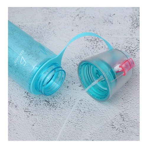 Imagen 8 de 8 de Botella De Agua Spray Atomizador Gym Fitness Deportivo Termo