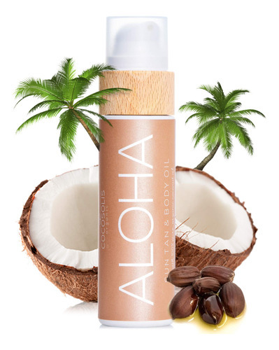 Cocosolis Aloha Sun Tan & Body Oil | Locin Orgnica Para Cama