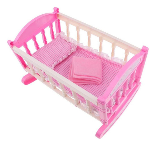 Zya 29x20 Cm Cuna Modelo Chica Cojines Miniatura Juguete