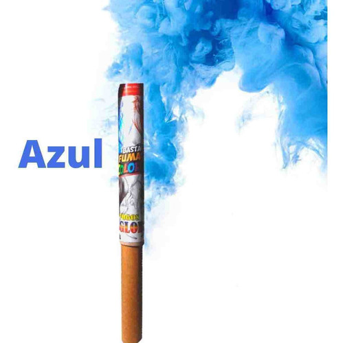Bastão Fumaça Azul 20mm Chá De Revelação Qualidade Superior
