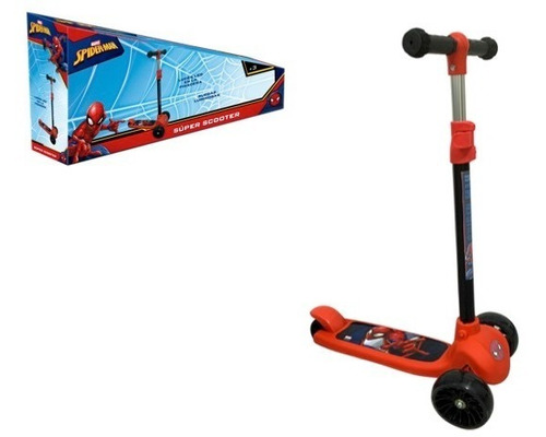 Super Scooter Luces Led Spiderman