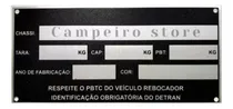 Comprar Kit 10 Plaquetas Identificação Carretinha Reboque Trailers