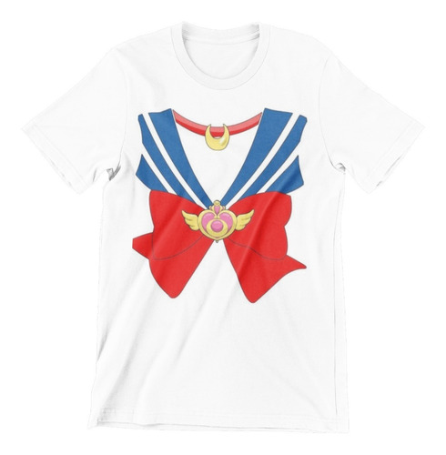 Polera Dama Sailor Moon Anime Otaku Lazo Estampado Algodon