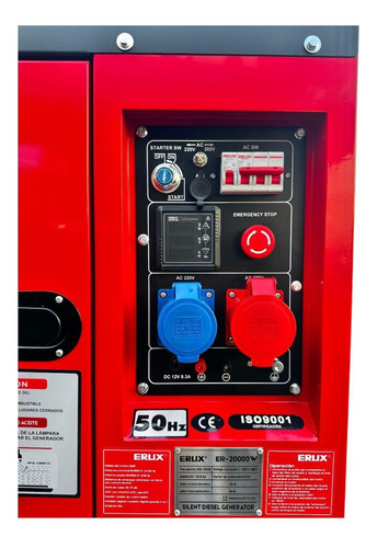 Generador Diésel Silencioso Erux Mod. Er-20000w. 14kva