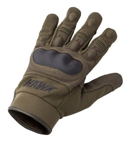 Guantes Hawk Army Verano Protecciones + Tactil Motodelta