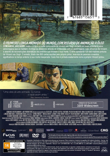 Dvd - Com Amor, Van Gogh - ( Loving Vincent )
