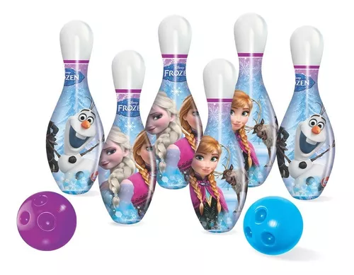 Brinquedo Infantil Jogo De Boliche Frozen 2 Lider - Papellotti