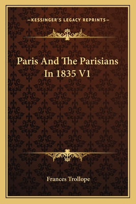 Libro Paris And The Parisians In 1835 V1 - Trollope, Fran...