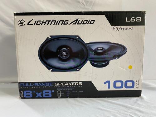 Cornetas Lightning Audio 6x8  Mod: L68 100 Watts (ss)