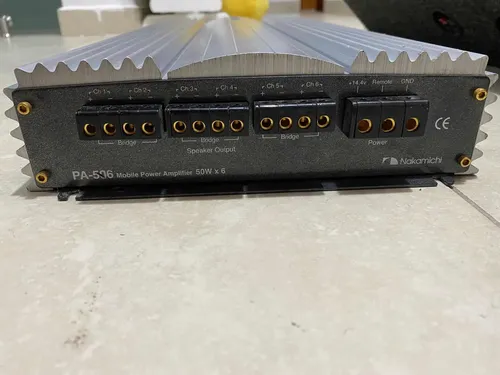 Amplificador Nakamichi Pa 506 Old School 6 Canales | MercadoLibre
