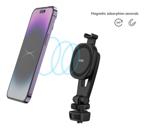 Vrig -03 Mg03, Adaptador Magnético Para Trípode, Soporte Mag