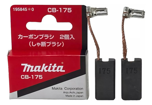 Juego D/ Carbones Cb-175 Makita 195845-0 P/ Hm1111c