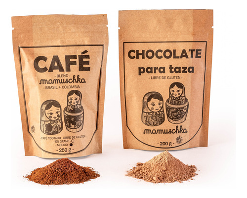 Combo Café Y Chocolate Caliente Mamuschka