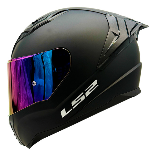 Casco Integral Ls2 Ff810 Negro Matte / Mica Tornazol / Qr
