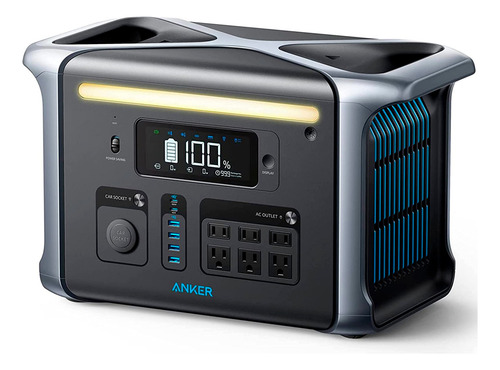 Bateria Portatil Anker 757 1229wh Con 6 Puertos De Corriente