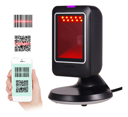 Lector Barras Usb 1d/2d/qr Con Imagen Manos Libres