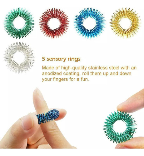 Juego De 25 Cubos Fidget - Juguete Anti Estrés