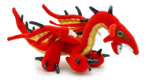Toy Vault Peluche De Dragón Rojo (pequeño); Juguete De Pe.