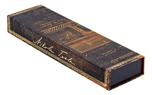 Estuche Multiuso Paperblanks Tesla - Bosquejo De Una Turbina