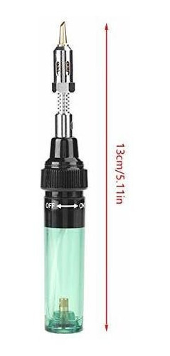 Soldador A Gas Sin Cable Jadeshay 1300 Con Llama Ajustable