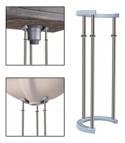 Para Soporte De Lavabo Empotrado, Soporte Telescópico