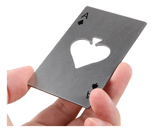 Barra De Póquer 3x Of Spades Poker Bar Tool Soda Stainless -