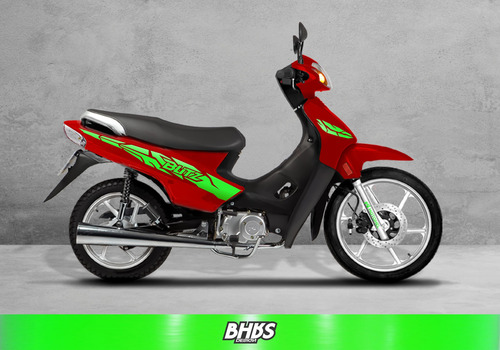 Calcos Motomel Blitz 110 V8 Kit 1 Verde Fluo