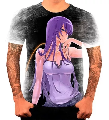Camiseta Camisa Animes High School Of The Dead Manga 794